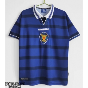 Skotsko 1998-2000 Retro Domácí Dres Krátký Rukáv Skotsko 1998-2000 Retro Domácí Dres Krátký Rukáv